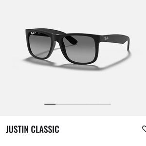 men’s ray ban’s justin classic